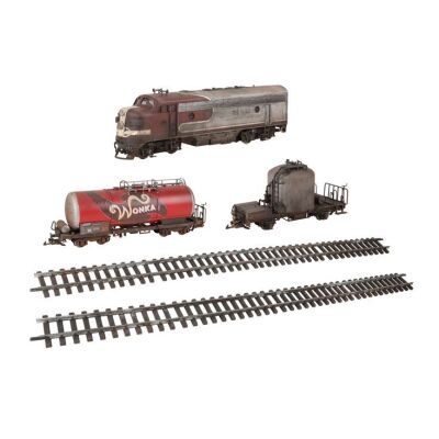 549. G-Scale Locomotive, Track and Tanker Carriages Model Miniatures With Factory Concept Print ### CHARLIE AND THE CHOCOLATE FACTORY (2005)