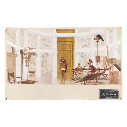 557. Terry Ackland-Snow Collection: Hand-Drawn and Painted John DeCuir Production Design Artwork ### CLEOPATRA (1963)