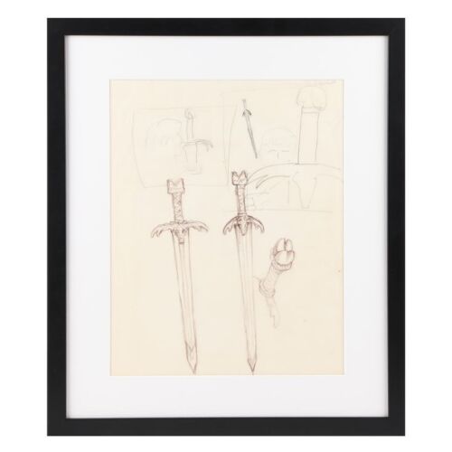 564. Hand-drawn Ron Cobb Father's Sword Concept Sketches ### CONAN THE BARBARIAN (1982)