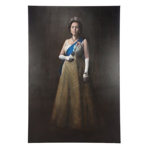 571. Hand-painted Charlie Cobb Portrait of Queen Elizabeth II (Olivia Colman) ### THE CROWN (T.V. SERIES, 2016-2023)