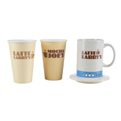 572. Larry David's (Larry David) Light-up Latte Larry's Mug with Cups ### CURB YOUR ENTHUSIASM (T.V. SERIES, 2000 - 2024)