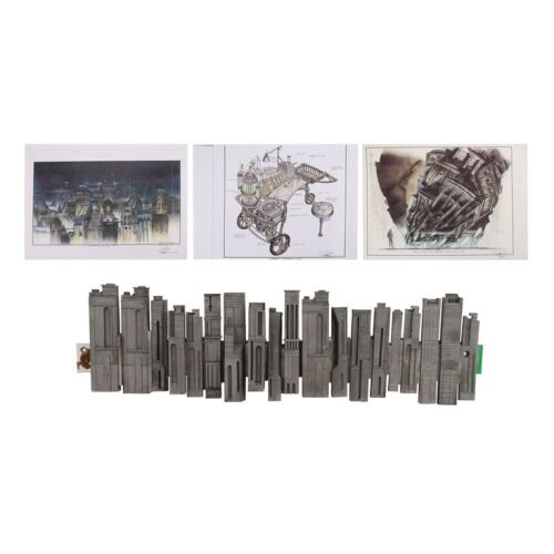 574. Phil Shearer Collection: Dark City Model Miniature Wall With Three Signed Prints ### DARK CITY (1998)