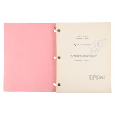 577. Tom Savini-Autographed Bound Final Shooting Script ### DAWN OF THE DEAD (1978)
