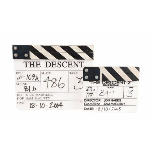 581. Pair of Clapperboards ### THE DESCENT (2005)/DESCENT: PART 2 (2009)