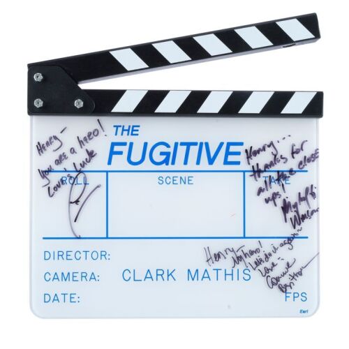 661. Key Cast-autographed Clapperboard ### THE FUGITIVE (T.V. SERIES, 2000 - 2001)