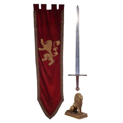 667. Lannister Banner, Metal Sword and Map Marker ### GAME OF THRONES (T.V. SERIES, 2011-2019)