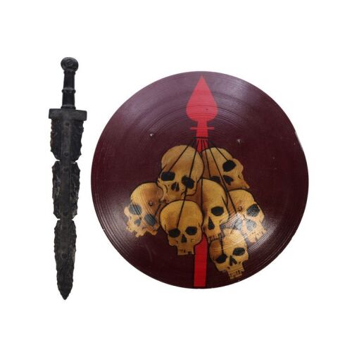 672. Golden Company Shield and Stunt Dragon Glass Sword ### GAME OF THRONES (T.V. SERIES, 2011-2019)
