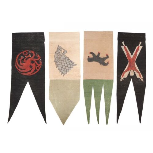 673. Targaryen, Stark, Bolton and Mormont Flags ### GAME OF THRONES (T.V. SERIES, 2011-2019)