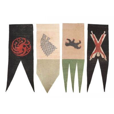 673. Targaryen, Stark, Bolton and Mormont Flags ### GAME OF THRONES (T.V. SERIES, 2011-2019)