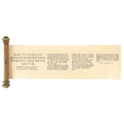 685. Emperor Marcus Aurelius' (Richard Harris) Scroll ### GLADIATOR (2000)