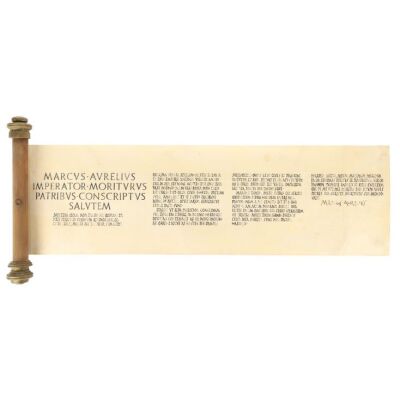 685. Emperor Marcus Aurelius' (Richard Harris) Scroll ### GLADIATOR (2000)