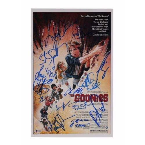 690. Steven Spielberg, Cindi Lauper, Richard Donner, Chris Columbus and Cast-Autographed Poster ### THE GOONIES (1985)