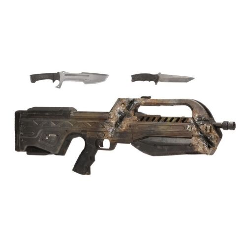 694. Battle-damaged BR55 Battle Rifle and Pair of Combat Knives ### HALO (T.V. SERIES, 2022-PRESENT)