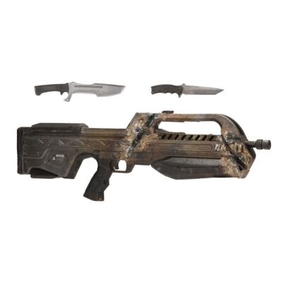 694. Battle-damaged BR55 Battle Rifle and Pair of Combat Knives ### HALO (T.V. SERIES, 2022-PRESENT)