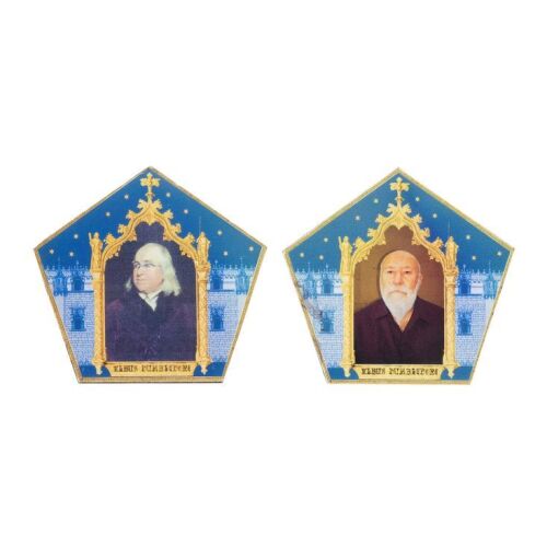 704. Pair of Production-Made Test Chocolate Frog Wizard Trading Cards ### HARRY POTTER AND THE PHILOSOPHER'S STONE (2001)