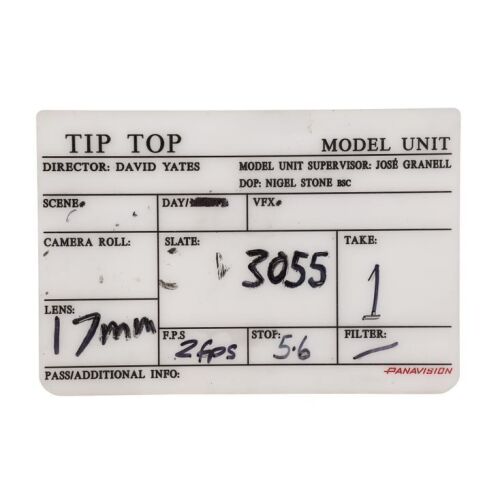 717. Model Unit Clapperboard Slate ### HARRY POTTER AND THE ORDER OF THE PHOENIX (2007)