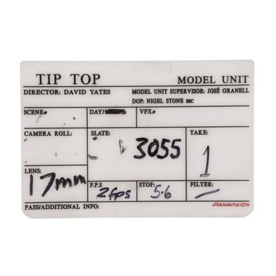 717. Model Unit Clapperboard Slate ### HARRY POTTER AND THE ORDER OF THE PHOENIX (2007)