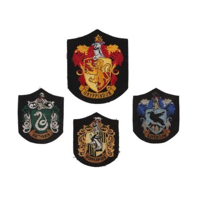 727. Three Standard House Patches and One Large Gryffindor Patch ### HARRY POTTER SERIES (2001 - 2011)