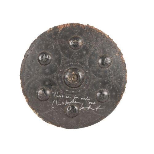 739. Christopher Lambert-Autographed Shield ### HIGHLANDER (1986)