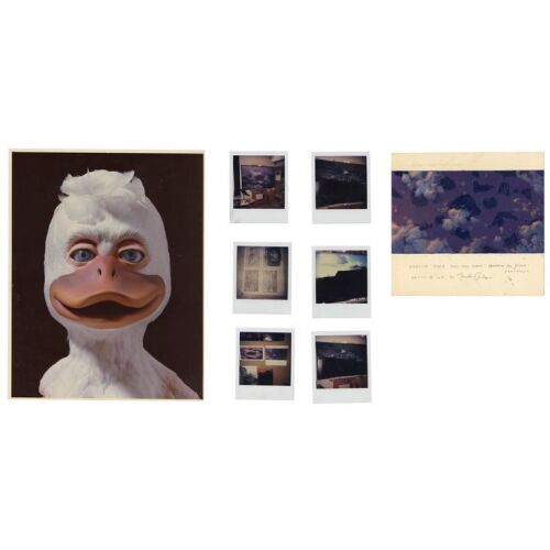 744. Handpainted Frank Ordaz Matte Painting Comp with Seven Behind-the-Scenes Photographs ### HOWARD THE DUCK (1986)