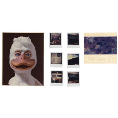 744. Handpainted Frank Ordaz Matte Painting Comp with Seven Behind-the-Scenes Photographs ### HOWARD THE DUCK (1986)