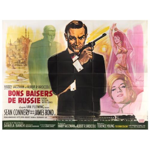 756. French Four-Panel Double Double Grande Affiche, 1964 (First Release) ### JAMES BOND: FROM RUSSIA WITH LOVE (1963)