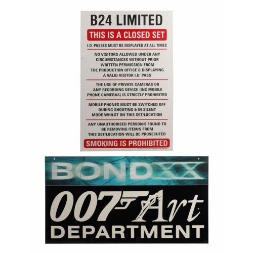 779. Art Department and Closed Set Signs ### JAMES BOND: SPECTRE (2015)/JAMES BOND: NO TIME TO DIE (2021)