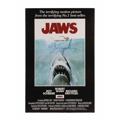 782. Steven Spielberg-autographed Poster ### JAWS (1975)