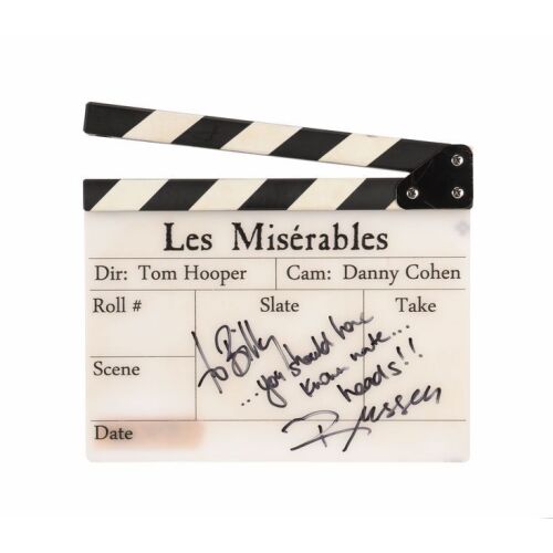 812. Russell Crowe-Autographed Clapperboard ### LES MISERABLES (2012)