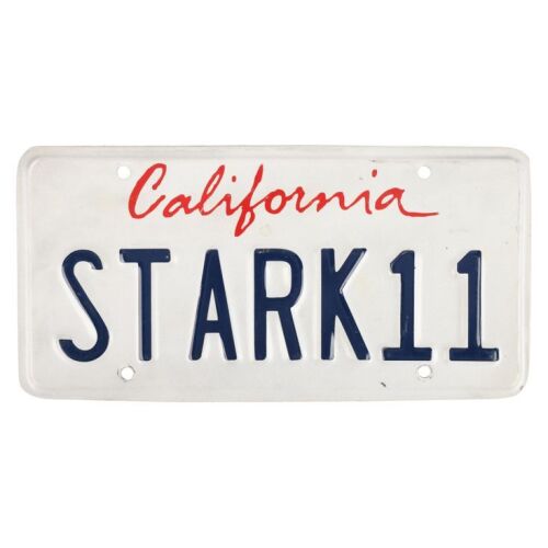 827. Tony Stark's (Robert Downey Jr.) "STARK11" License Plate ### IRON MAN 2 (2010)