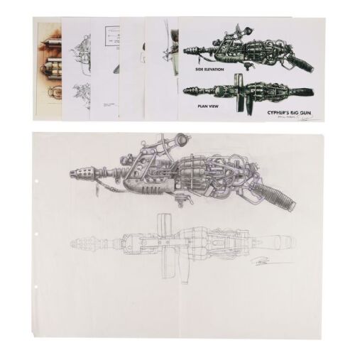 852. Phil Shearer Collection: Hand-drawn Lightning Rifle Concept Design Sketch and Production Copies ### THE MATRIX FRANCHISE (1999 - 2021)