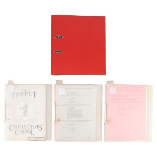 863. Annotated Script, Music Score Sheets, Printed Storyboards and Production Paperwork ### THE MUPPET CHRISTMAS CAROL (1992)