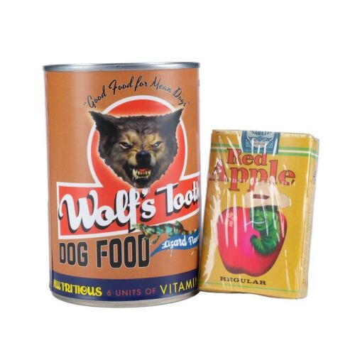 885. Box of Red Apple Cigarettes and Wolf's Tooth Dog Food Can ### ONCE UPON A TIME... IN HOLLYWOOD (2019)