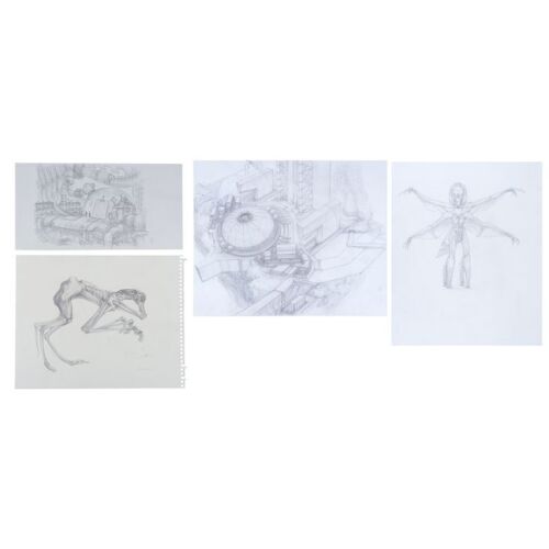 892. Set of Four Hand-drawn Keith Thompson and Allen Williams Concept Sketches of Shatterdomes and Kaiju ### PACIFIC RIM (2013)