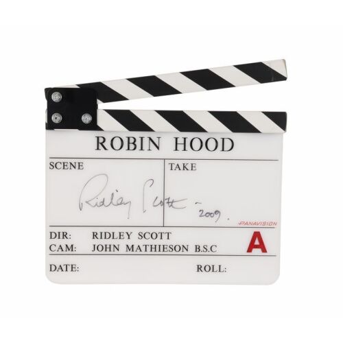 922. Ridley Scott-Autographed Clapperboard ### ROBIN HOOD (2010)