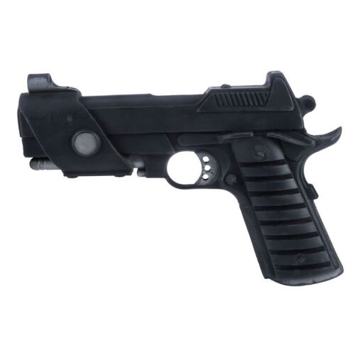 928. Jayne Cobb's (Adam Baldwin) Stunt Futuristic Colt M1911 Pistol ### SERENITY (2005)