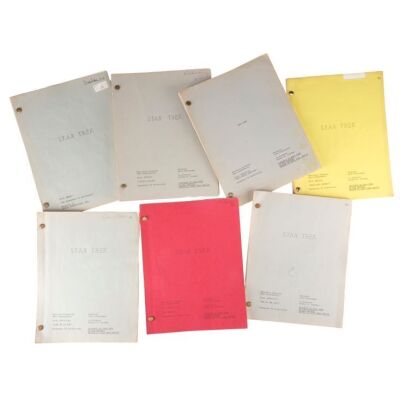 952. James Doohan's Bound Personal "The Gamesters of Triskelion Script and Gene Roddenberry's Bound Personal "Spock's Brain" Script with Five Additional Season 3 Scripts ### STAR TREK: THE ORIGINAL SERIES (T.V. SERIES, 1966-1969)