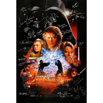 966. Grad Collection: Cast-autographed US Style "B One-sheet ### STAR WARS: REVENGE OF THE SITH (2005)