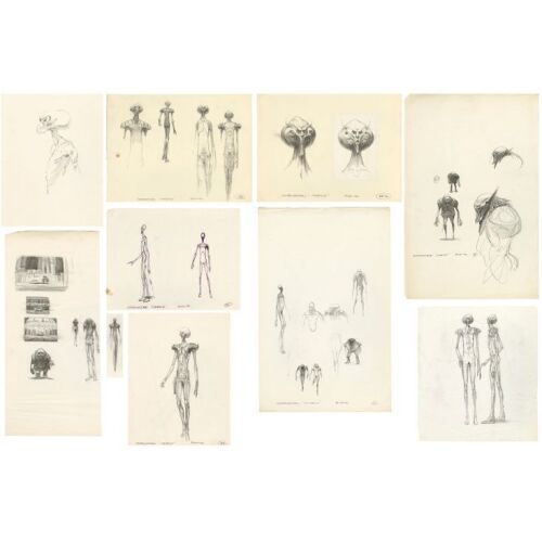 988. Set of 10 Hand-drawn Ralph McQuarrie Alien Concept Sketches ### SHOWSCAN