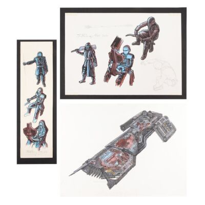 997. John R. Mullaney Collection: Hand-Illustrated and Painted "Night Buzzard" and Pair of Knights of Ren Artworks by John R. Mullaney, 2020 ### STAR WARS: THE RISE OF SKYWALKER (2019)