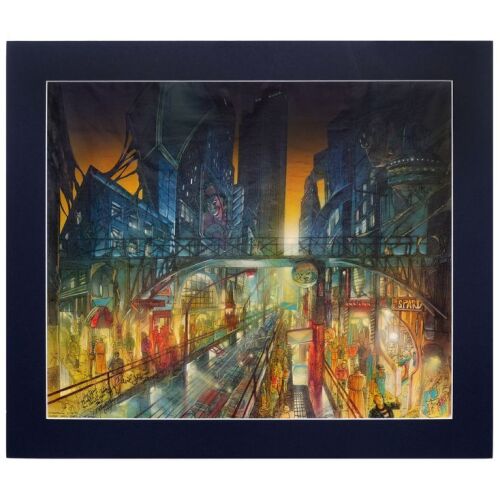1011. Hand-painted Patrick Tatopoulos "Dinohattan" Concept Painting ### SUPER MARIO BROS. (1993)