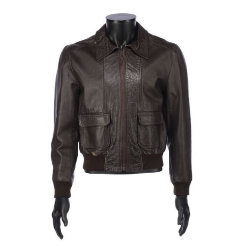 1035. Nick Rivers' (Val Kilmer) Autographed Backup Leather Jacket ### TOP SECRET! (1984)