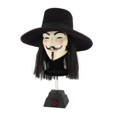 1045. V Crowd Mask and Hat ### V FOR VENDETTA (2005)