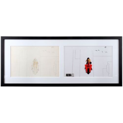 2000. Kaneda on Motorcycle - Original Production Cel and Matching Drawing ### AKIRA (1988)