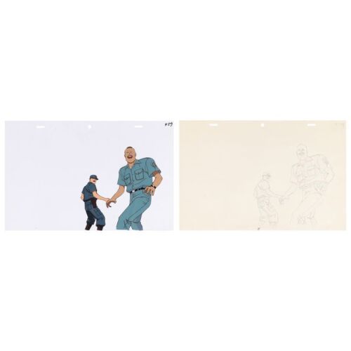 2001. Shikishima and Guard K57 Original Production Cel and Matching Production Drawing ### AKIRA (1988)