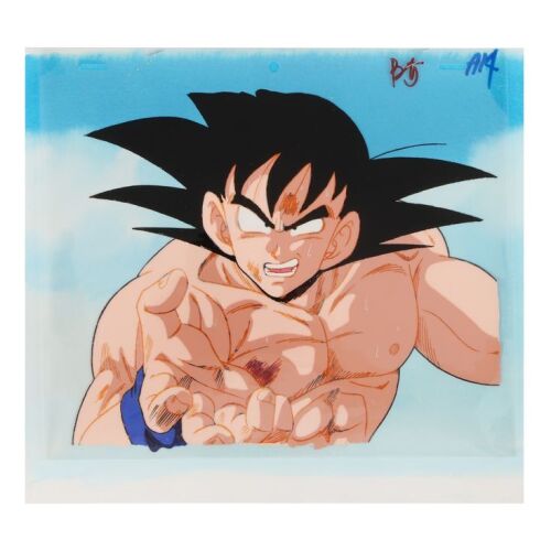 2003. Son Goku Original Production Cel and Background ### DRAGON BALL Z (T.V. SERIES, 1989 - 1996)