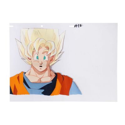 2005. Super Saiyan Son Goku Original Production Cel ### DRAGON BALL Z (T.V. SERIES, 1989 - 1996)