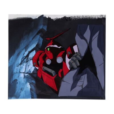 2007. Mercurius Original Production Cel and Matching Key Master Background ### GUNDAM FRANCHISE (1979-PRESENT)
