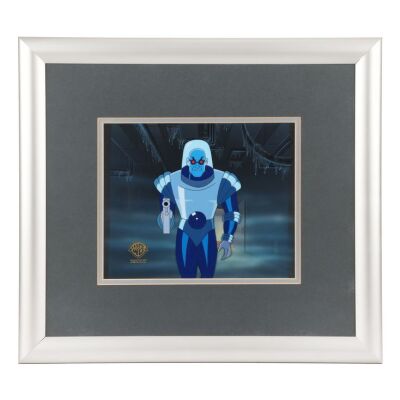 2052. Mr Freeze Original Hand-Painted Production Cel with Original Hand-Painted Background ### BATMAN & MR. FREEZE: SUBZERO (1998)