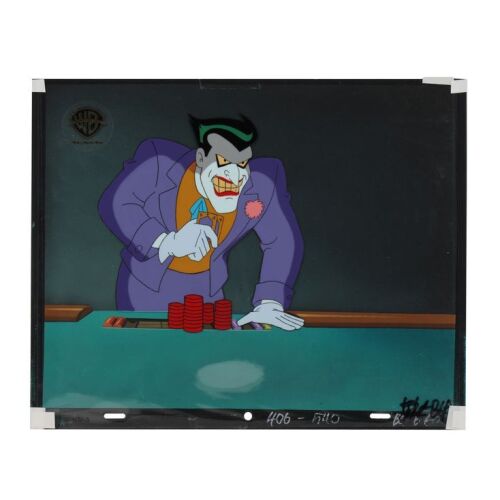 2053. Joker Original Production Cel on Key Master Background From "Joker's Wild" ### BATMAN: THE ANIMATED SERIES (1992-1995)